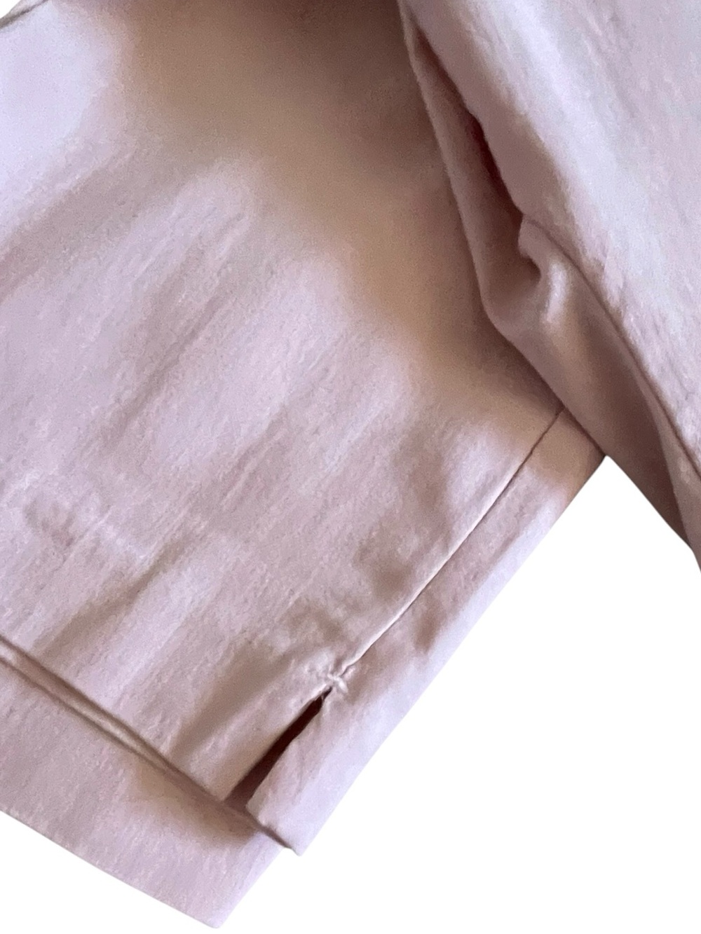 89th & Madison Light Pink Cropped High-Waist Button Ponte Pants - Picture 10 of 11